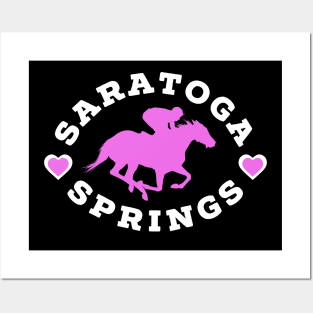 Saratoga Springs New York Horse Racing Posters and Art